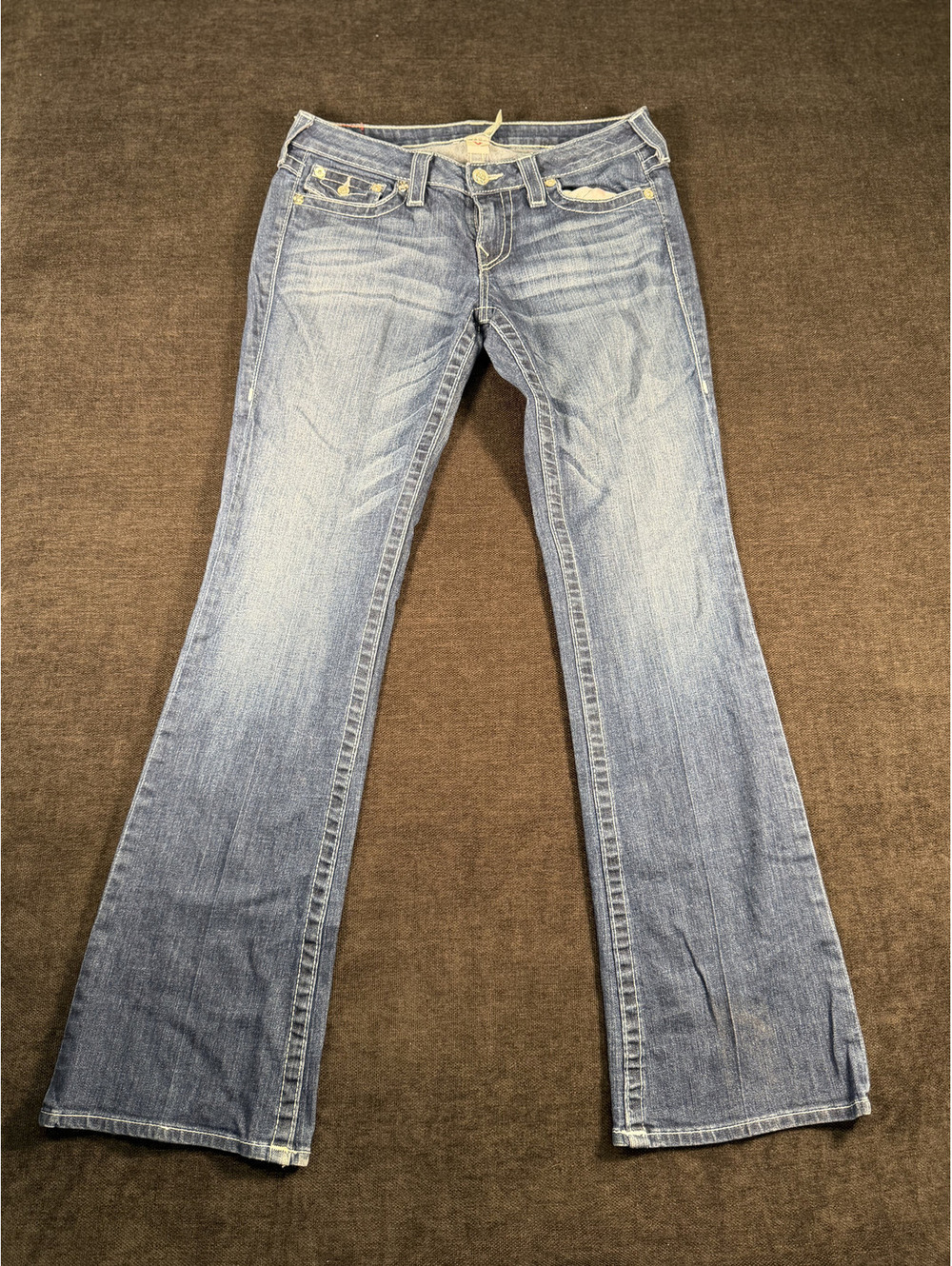 True Religion Brand Jeans Women's Bootcut Light Wash Denim Jeans Size 30